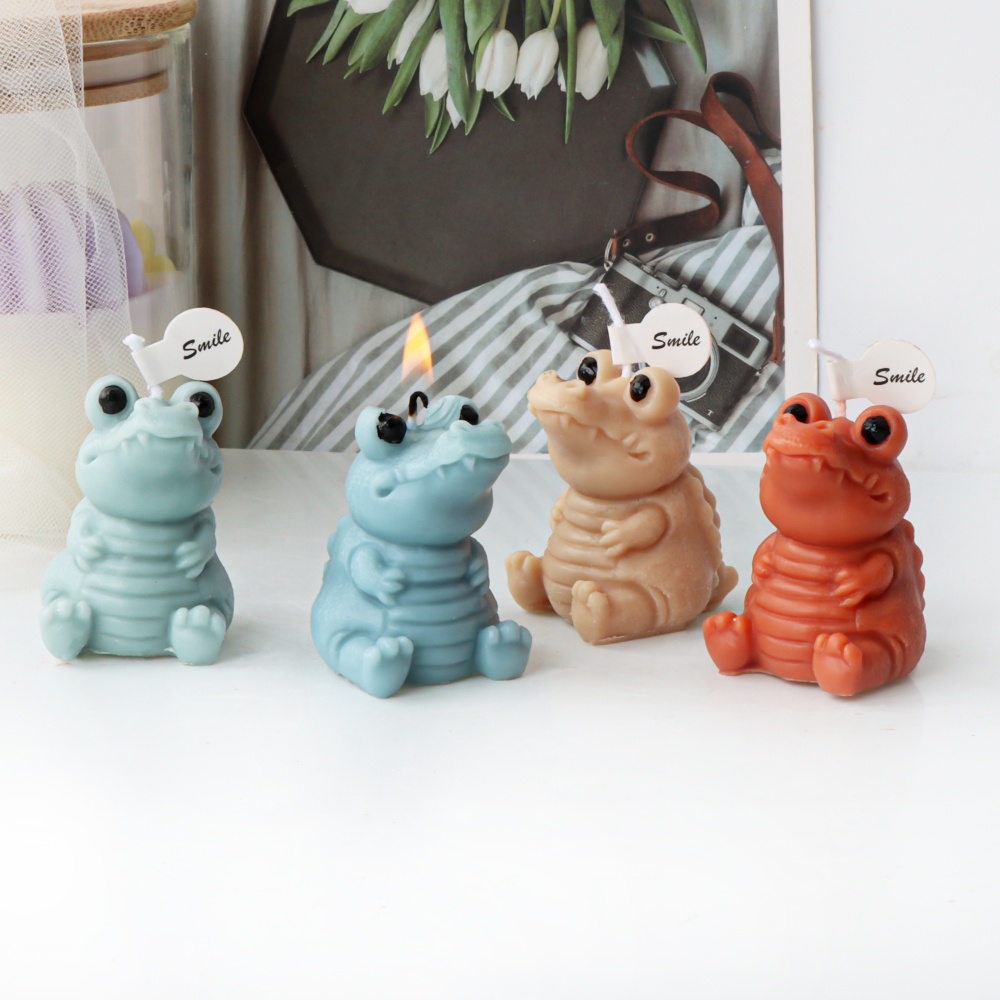 Soap Making Gifts - Cetakan Silikon Lilin Buaya Lucu 3D