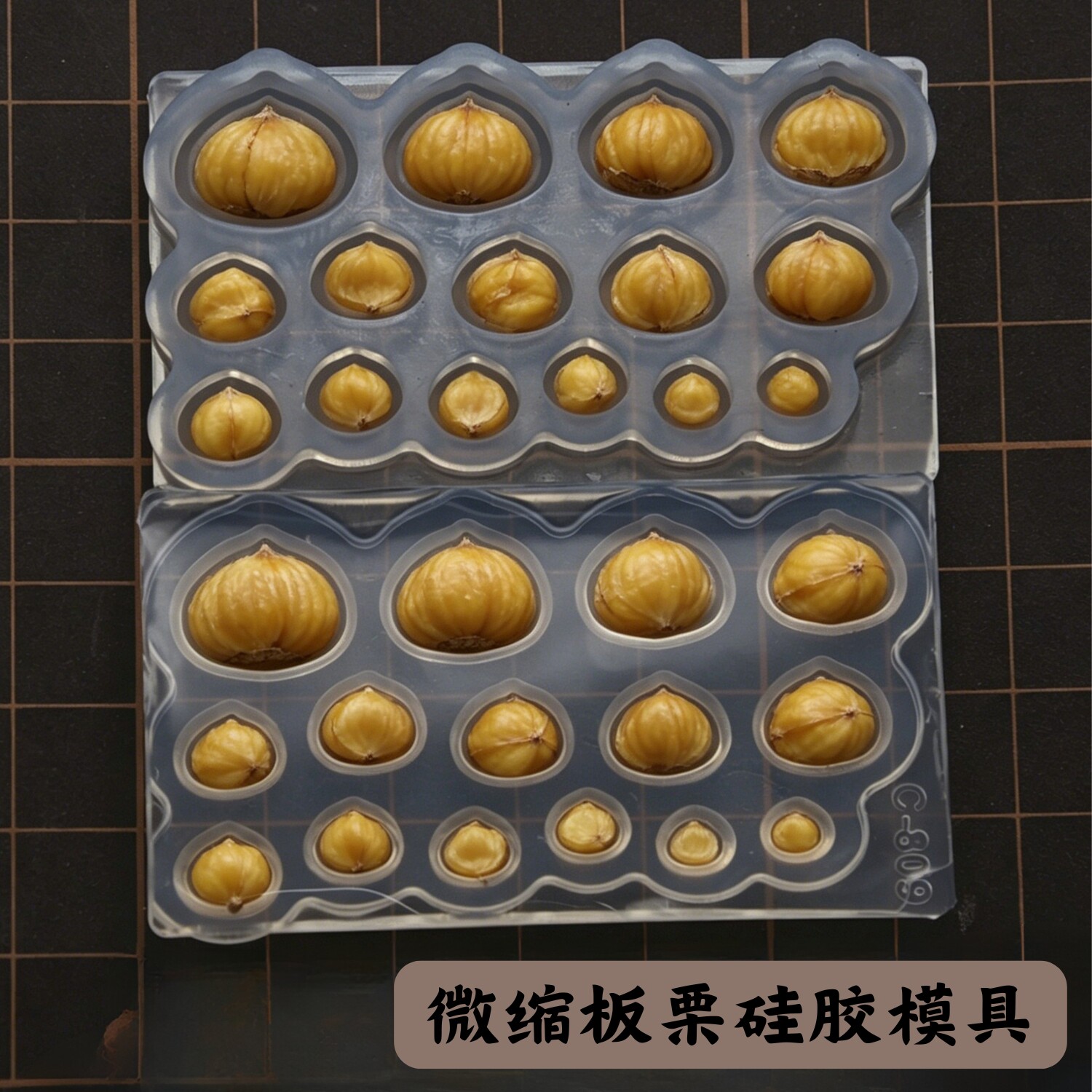 Soap Making Game - Cetakan Silikon Miniatur Chestnut Ultra Ringan