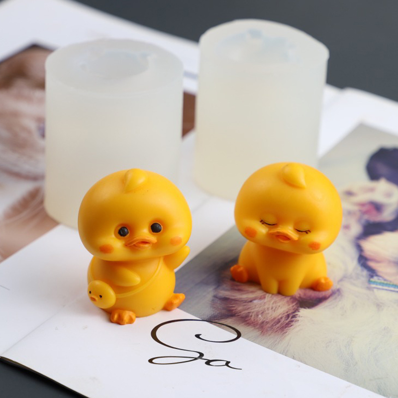 Soap Making Equipment For Beginners - Cetakan lilin silikon bebek senyum 3D