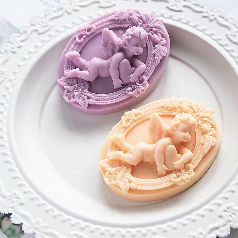 Soap Making Gifts - 3D Angel cetakan sabun silikon berbentuk