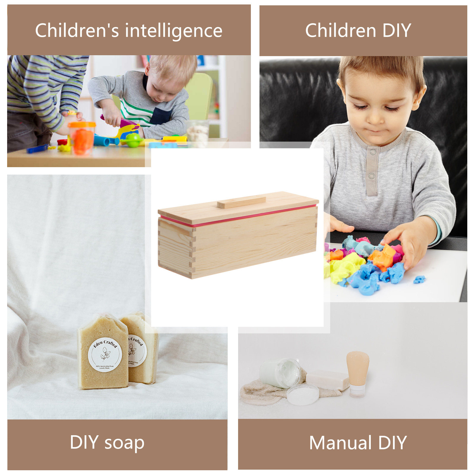 Kotak Cetakan Sabun Kayu Alami - Quality Soap Making Kit ulasan dan harga