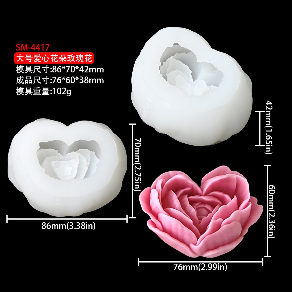 Cetakan Lilin Bunga 3D Ekstra  - Quality Soap Making Kit ulasan dan harga