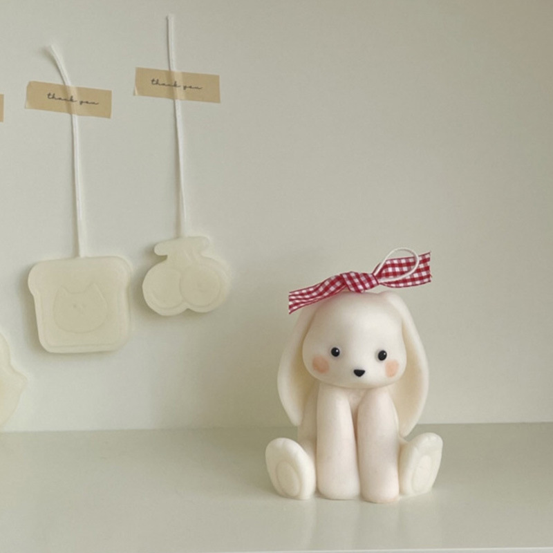 Cetakan lilin silikon kelinci  - Soap Making Gifts ulasan dan harga