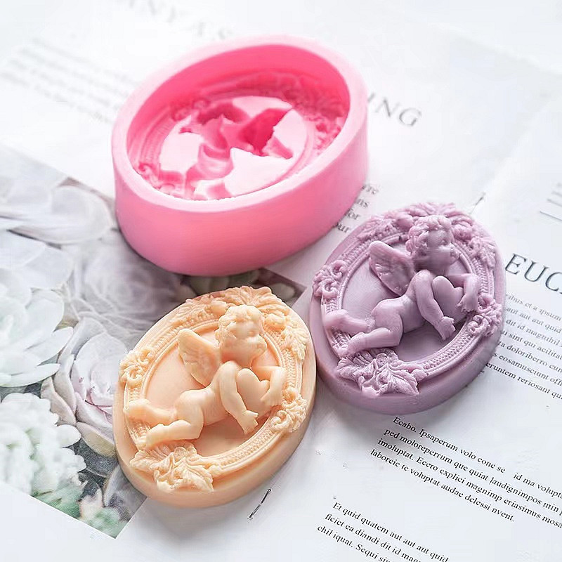 3D Angel cetakan sabun silikon - Soap Making Gifts ulasan dan harga