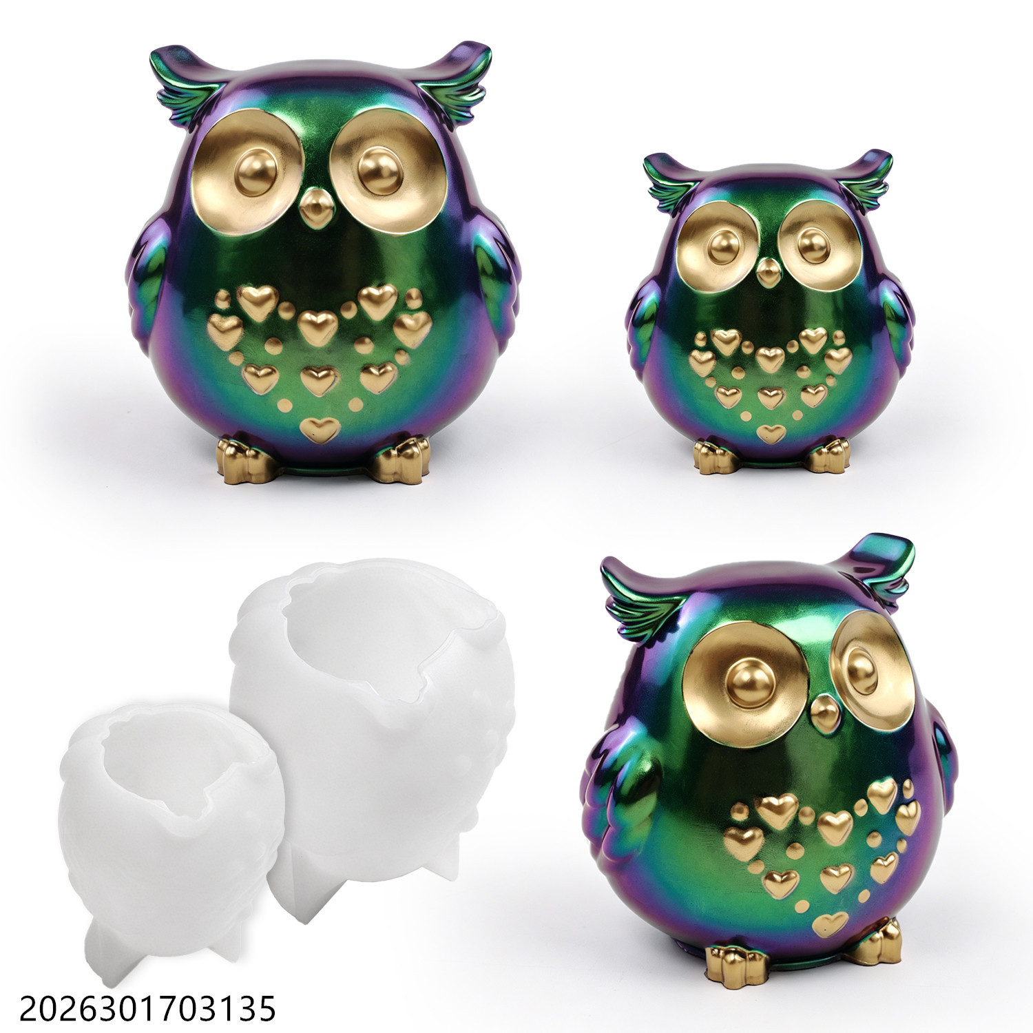 Cetakan Silikon Burung Hantu 3 - Soap Making Gifts ulasan dan harga